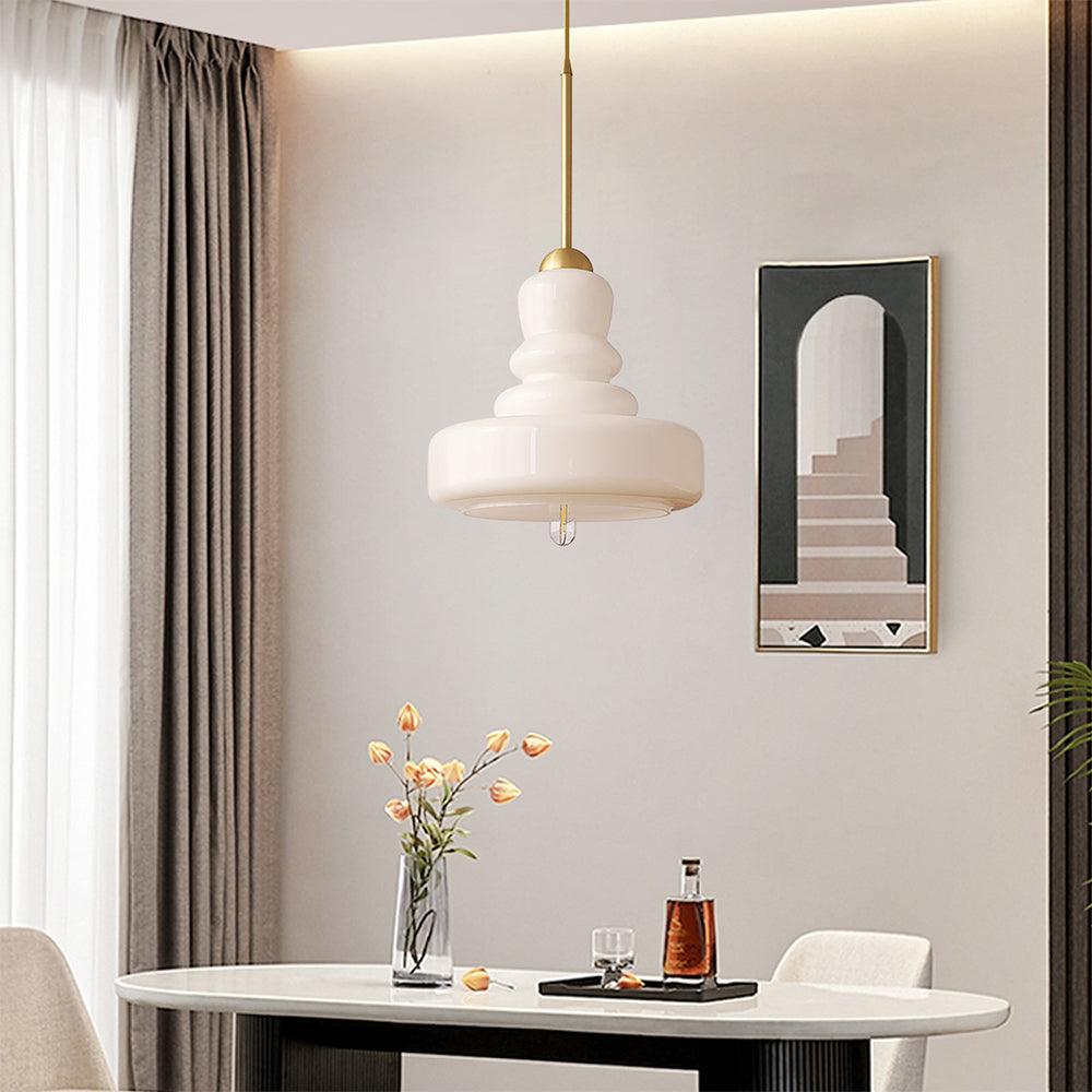 White Gourd Ceiling Pendant Light for Living Room