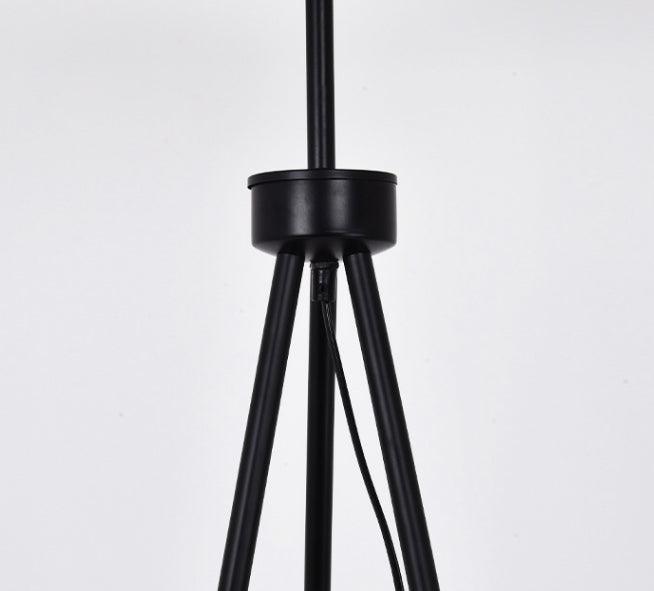 Pleated Fabric Shade Tripod Lamp Floor