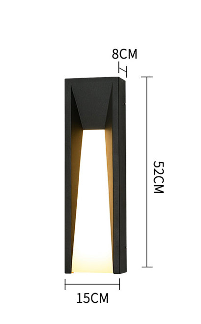 Rectangular Irregular Led Outdoor Wall Lights