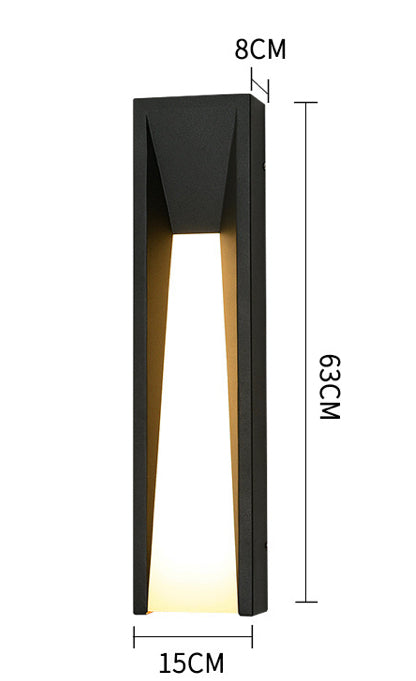 Rectangular Irregular Led Outdoor Wall Lights