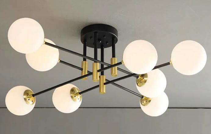 Glass Globe Modern LED Ceiling Light