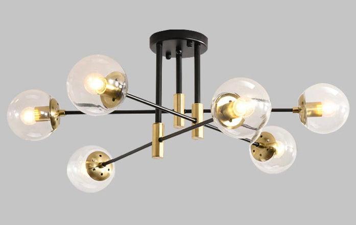 Glass Globe Modern LED Ceiling Light