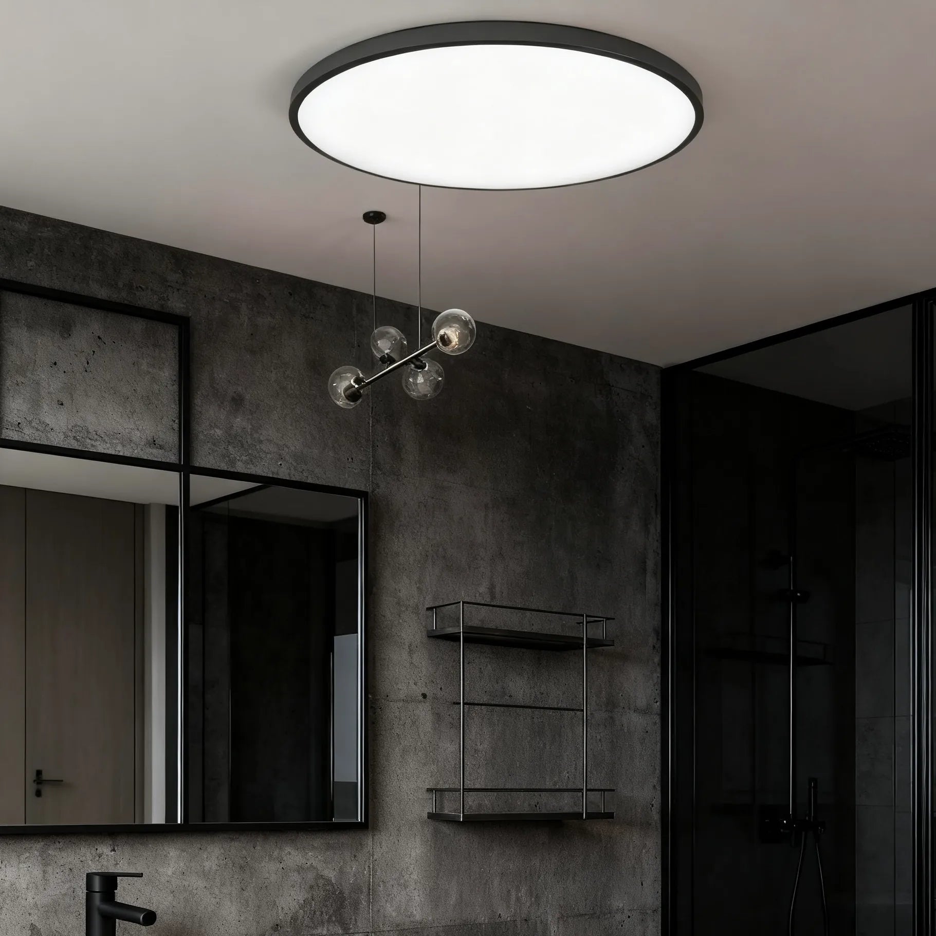 Minimalist Slim Round Ceiling Light for Bathroom