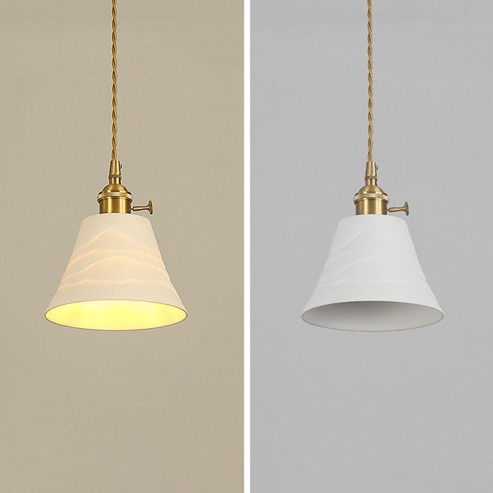 Vintage Brass Pendant Lights for Bedroom