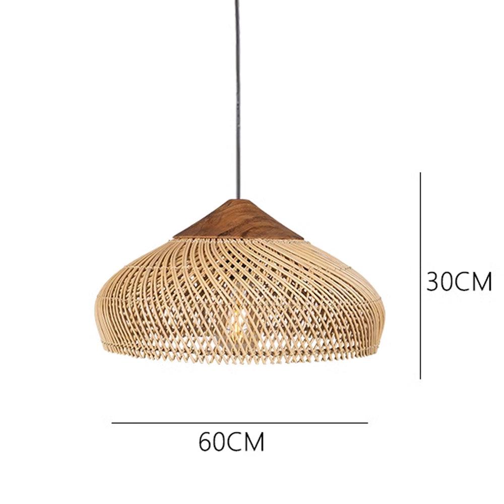 Wabi-Sabi Hollow Rattan Vintage Pendant Lights