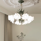 Vintage Bell Orchid Living Room Chandelier