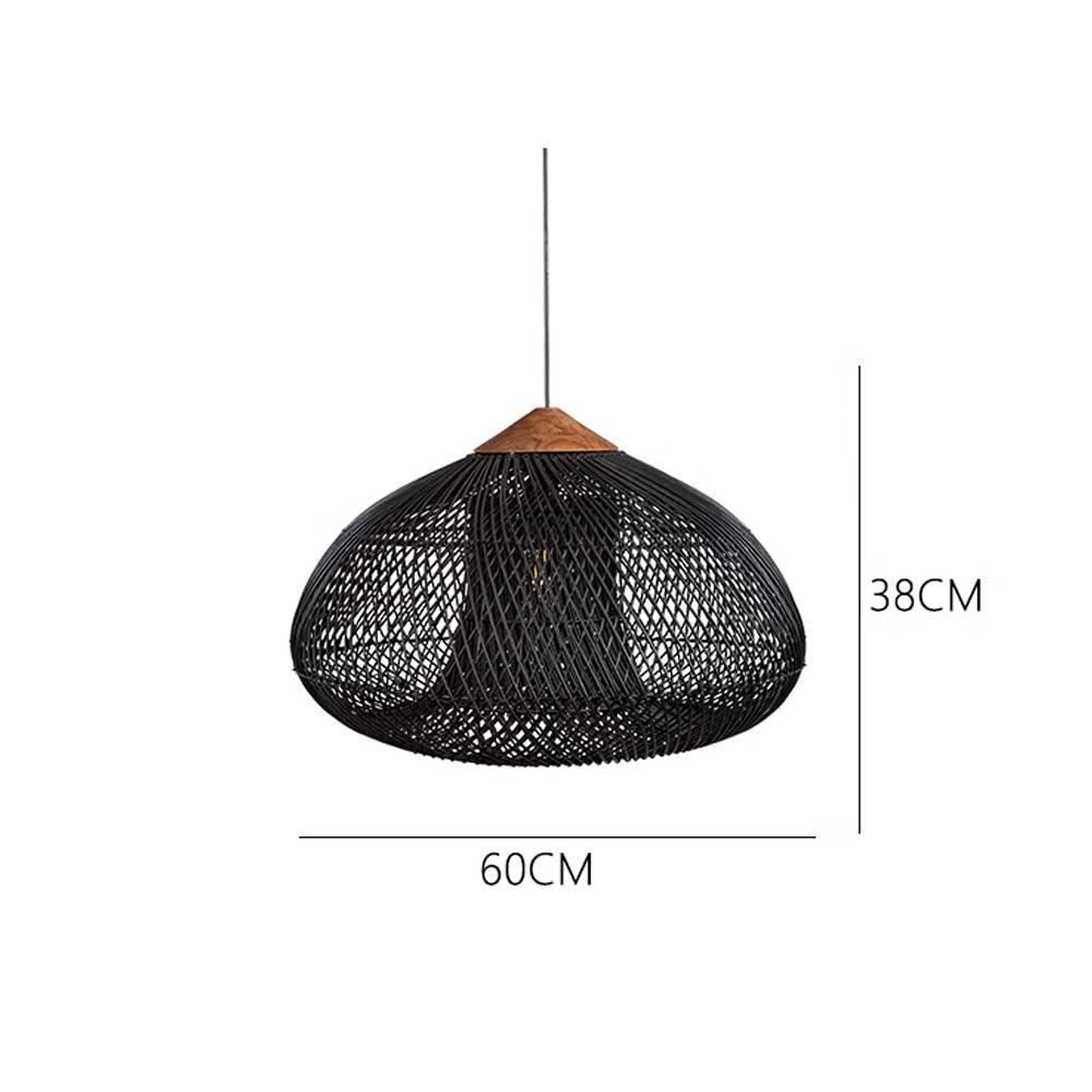 Wabi-Sabi Hollow Rattan Vintage Pendant Lights