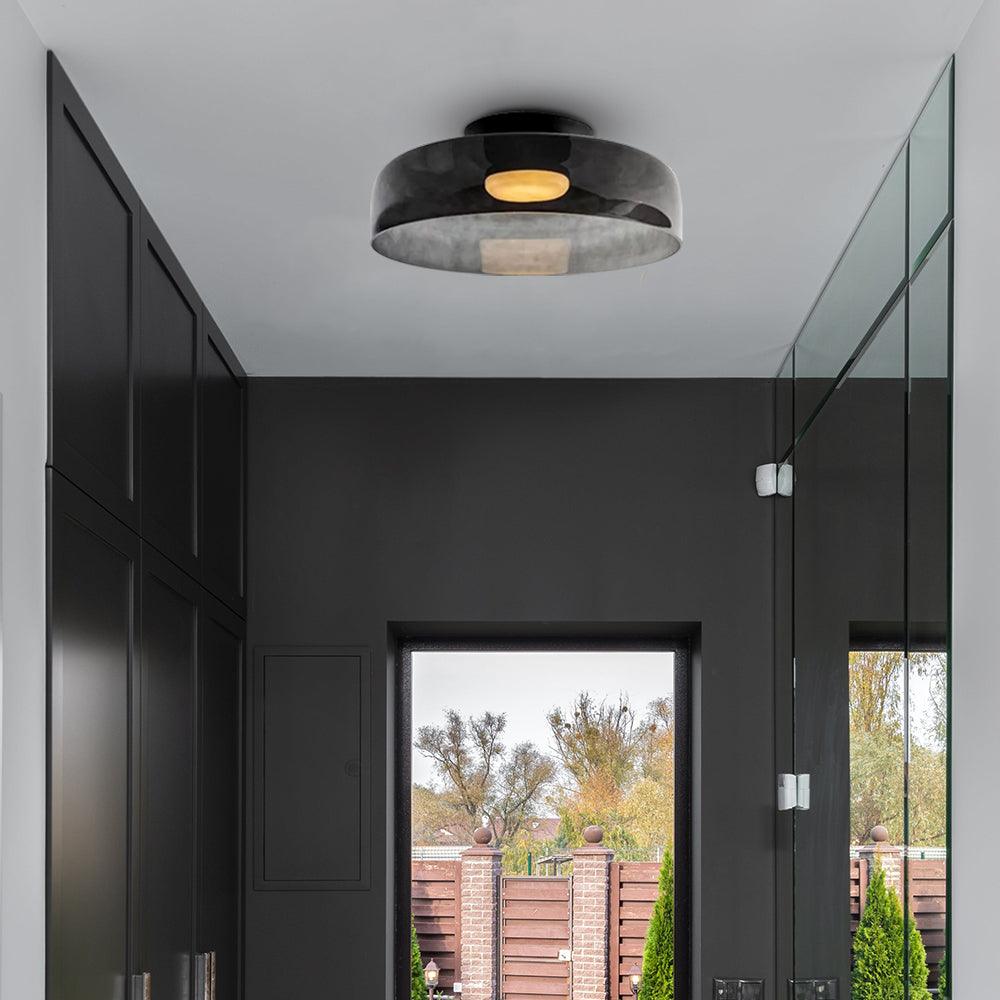 Glass Bowl Ceiling Light for Living room