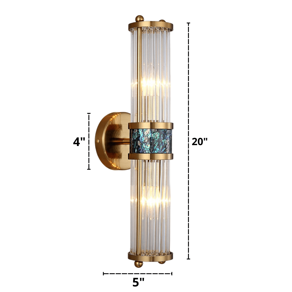 Luxury Glass Up and Down Wall Lights