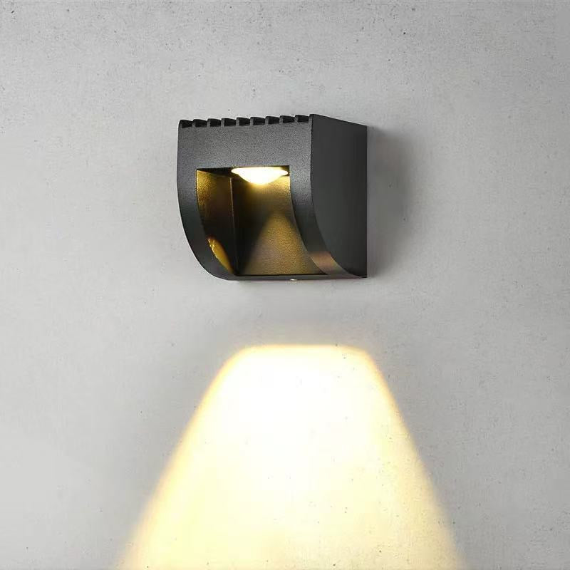 LED Aluminium Black Up and Down Light