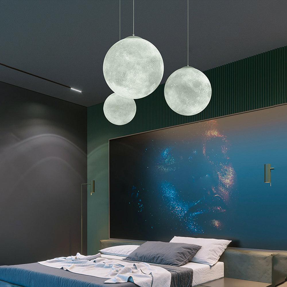 Nordic Art Resin Sphere Pendant Light