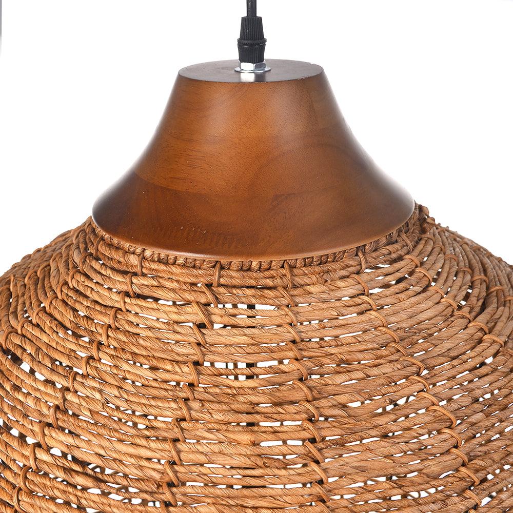 Boho Rattan Pendant Lighting for Kitchen