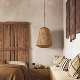 Wabi Sabi Rattan Pendant Ceiling Light for Dining Room