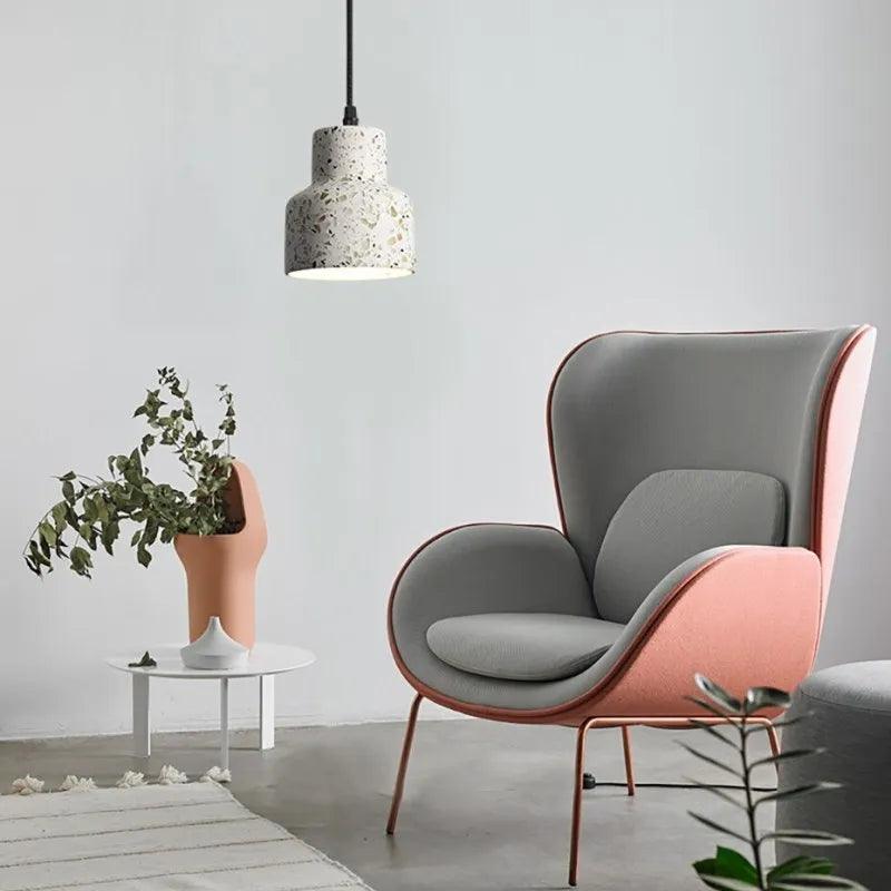 Terrazzo-style Speckled Texture Pendant Light