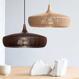 Vintage Wood Ceiling Pendant Light for Dining Room