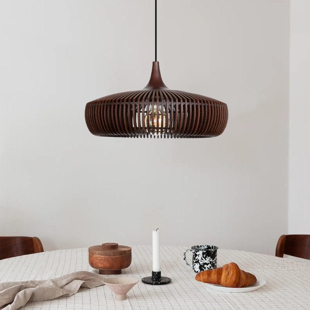 Vintage Wood Ceiling Pendant Light for Dining Room