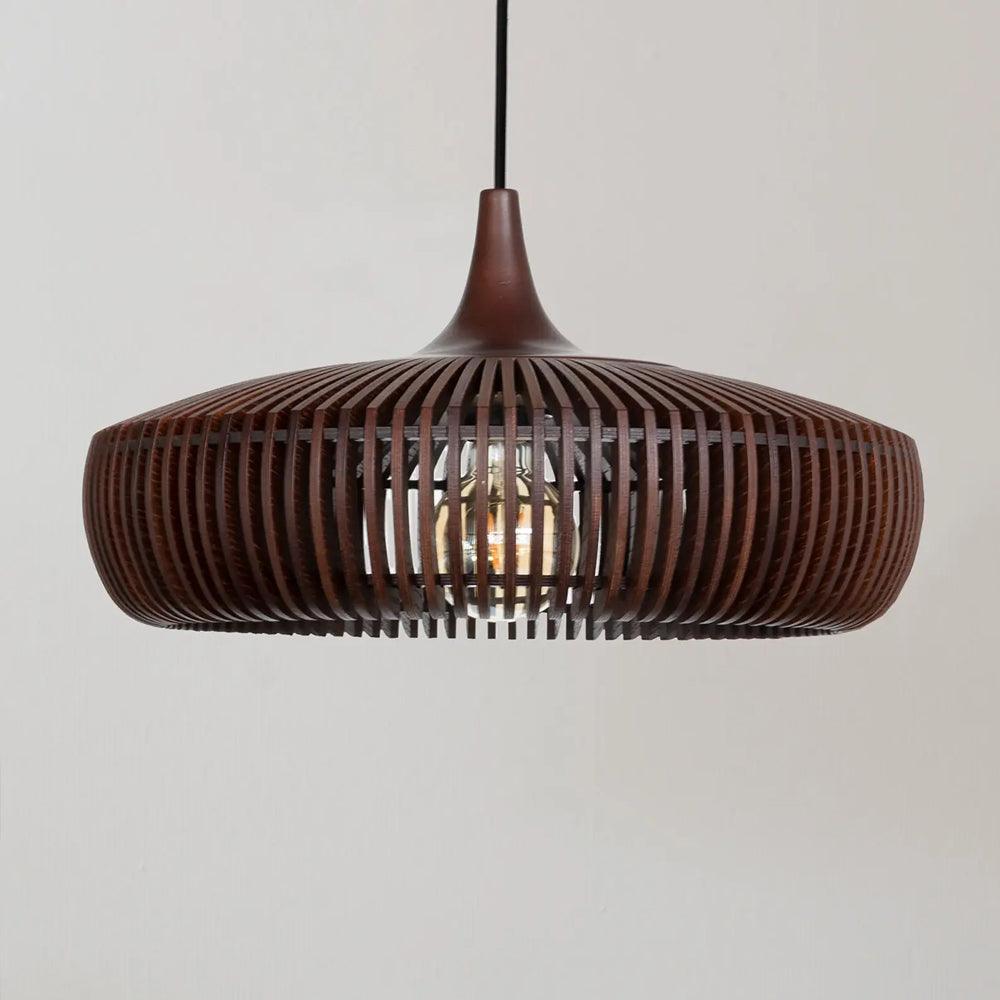 Vintage Wood Ceiling Pendant Light for Dining Room