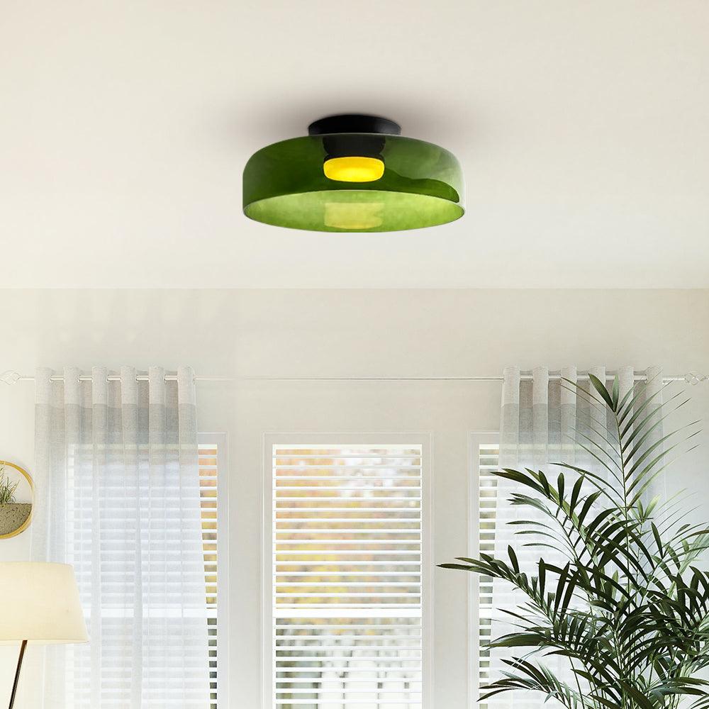 Glass Bowl Ceiling Light for Living room