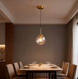 Nordic Globe Glass Pendant Light for Dining Room