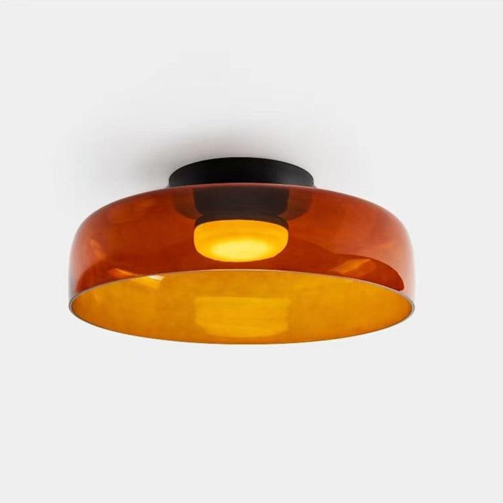 Vintage Glass Ceiling Light Fixtures for corridor