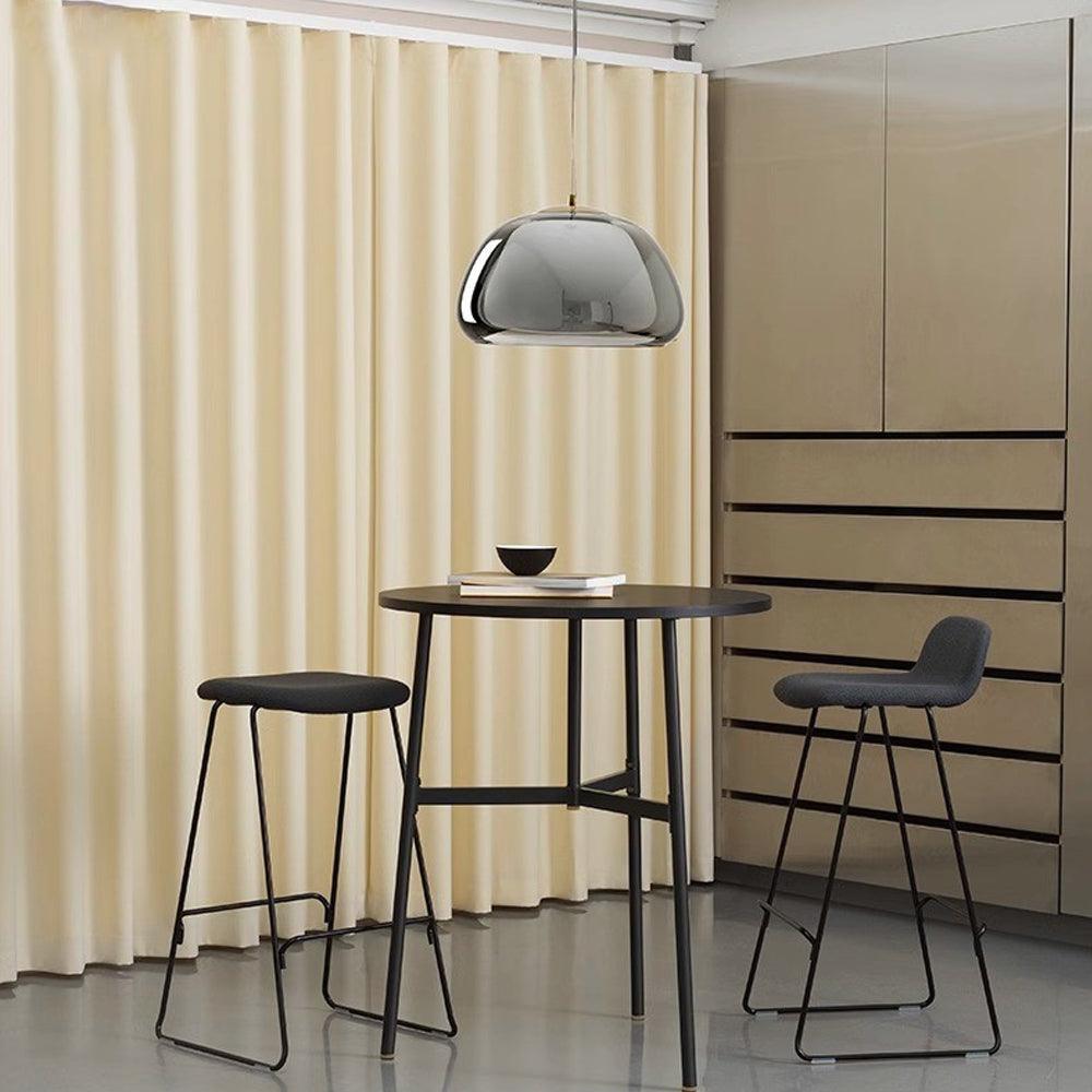 Cream Glass Pendant Lights for Kitchen Island