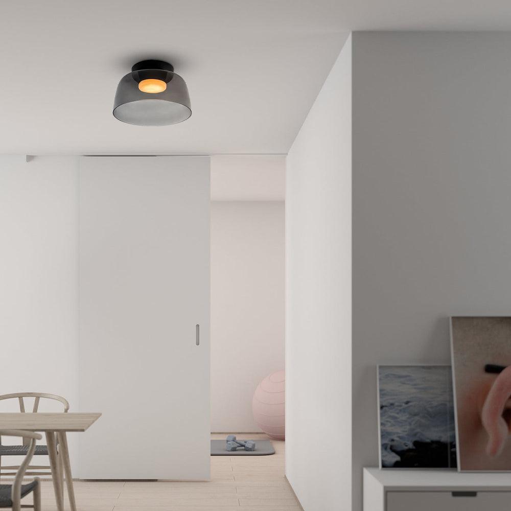 Glass Bowl Ceiling Light for Living room