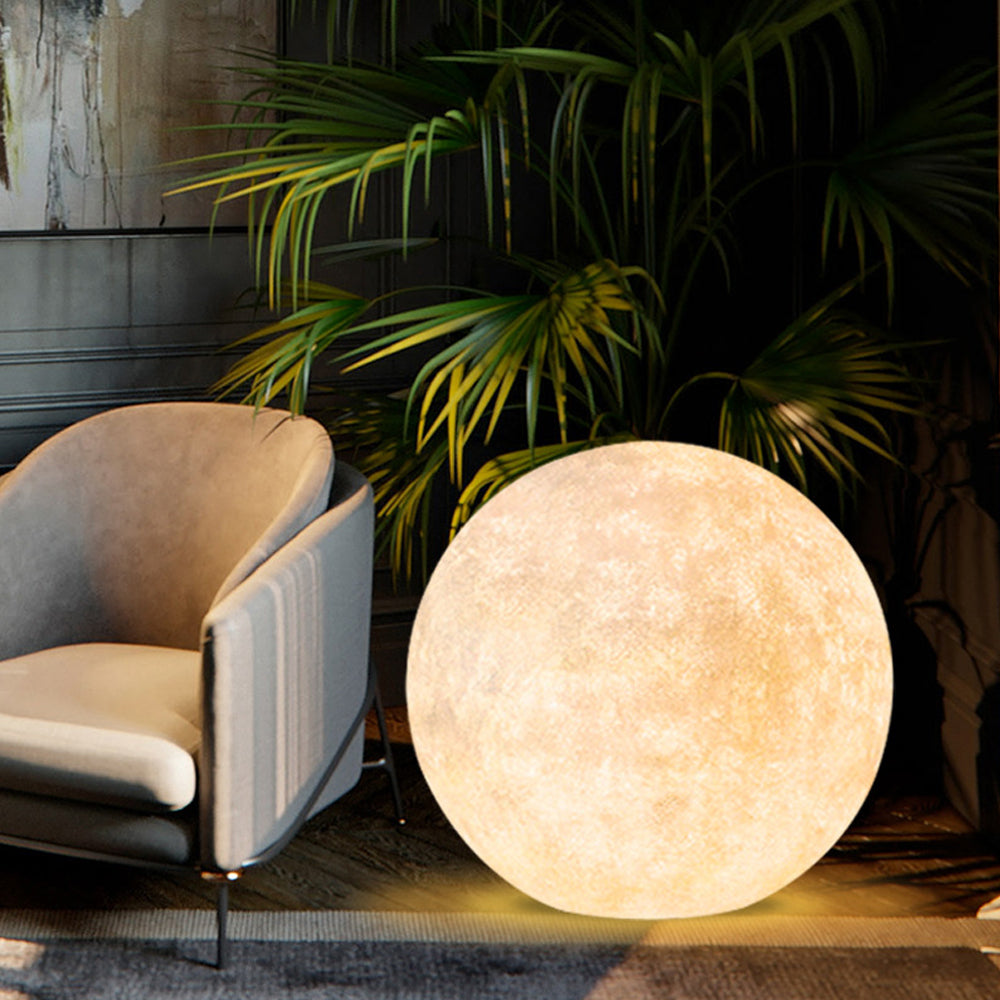 Outdoor Waterproof Solar Moon Floor Lamp