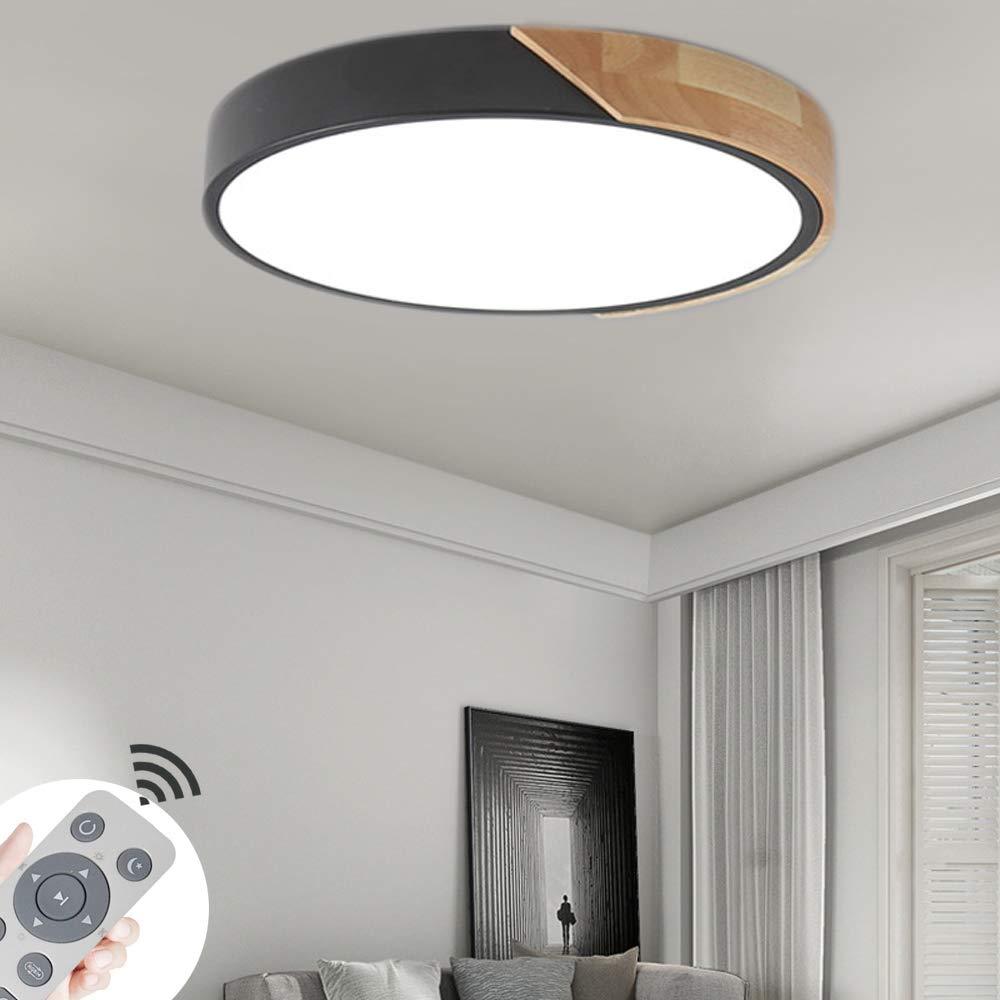 Nordic Pastel Wood LED Light Fixture for Ceiling