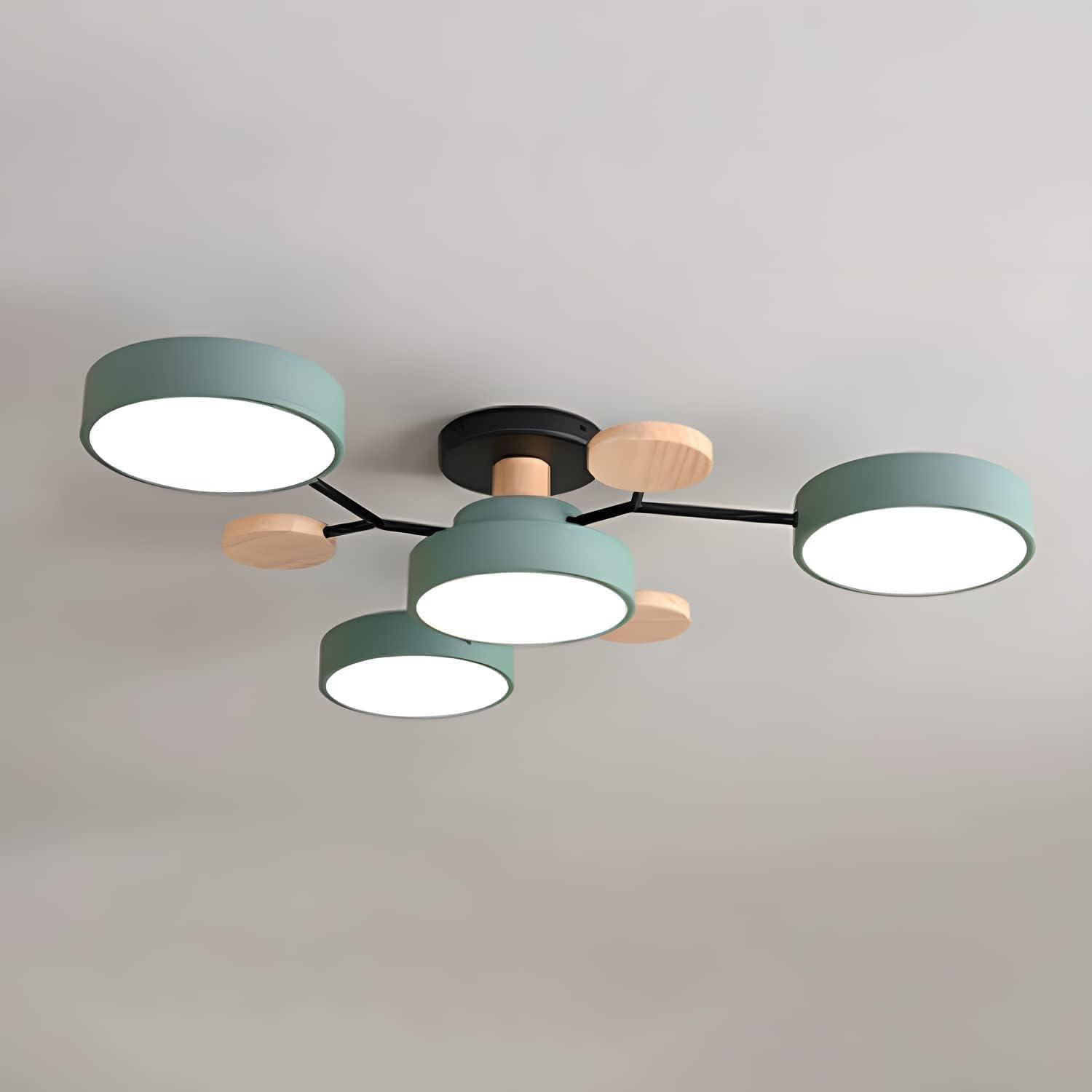 Multi Light Macaron Ceiling Light for Living Room