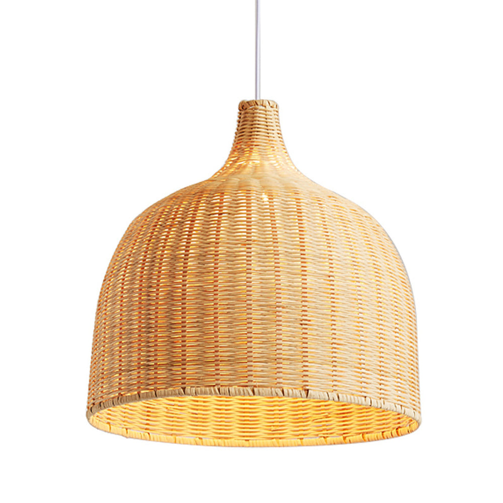 Bohemian Wicker Woven Rattan Pendant Light