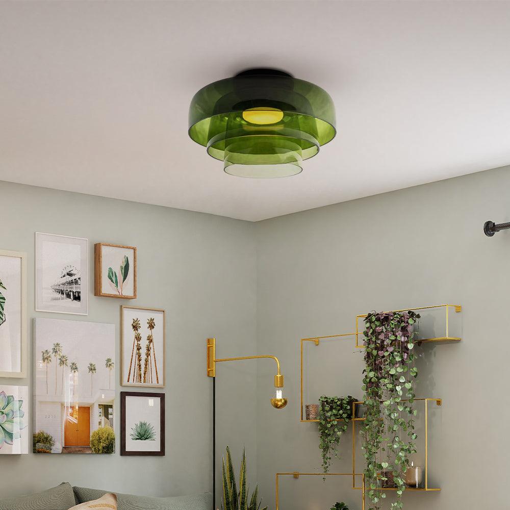 Glass Bowl Ceiling Light for Living room