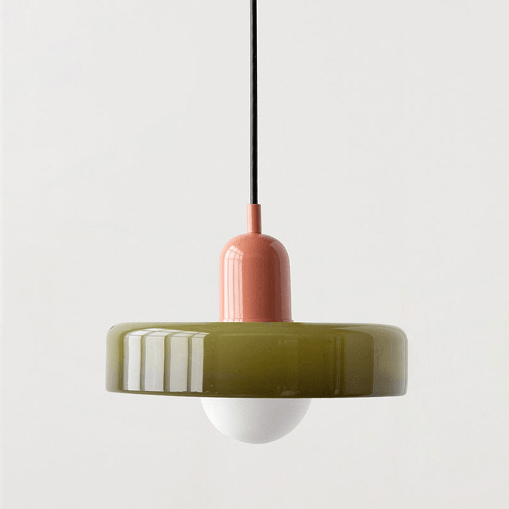 Vintage Glass LED Pendant Lights for Bedroom
