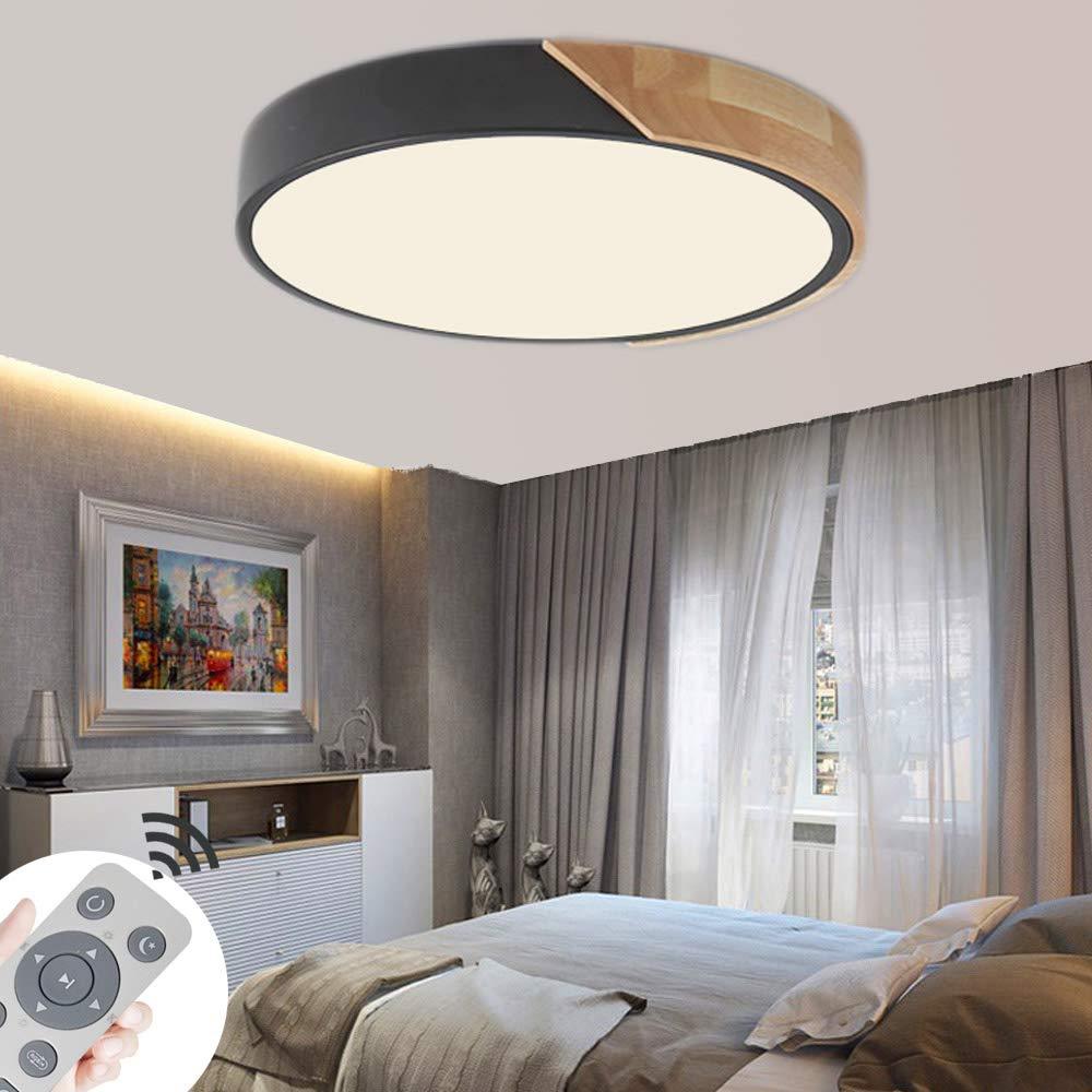 Nordic Pastel Wood LED Light Fixture for Ceiling