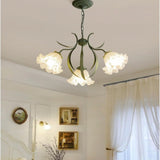 Vintage Bell Orchid Living Room Chandelier