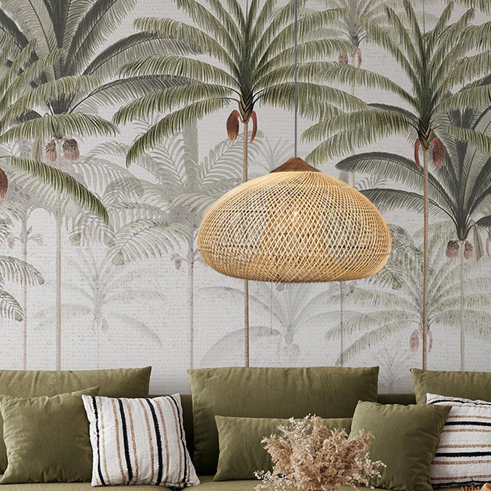 Wabi-Sabi Hollow Rattan Vintage Pendant Lights