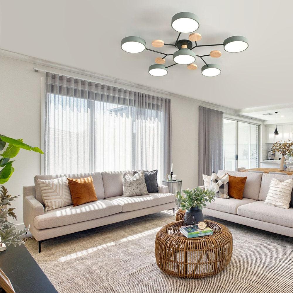 Multi Light Macaron Ceiling Light for Living Room