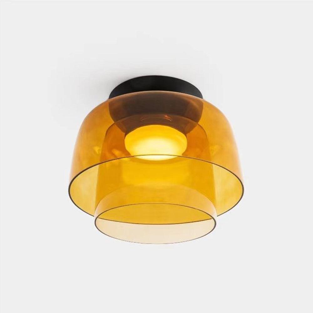 Vintage Glass Ceiling Light Fixtures for corridor