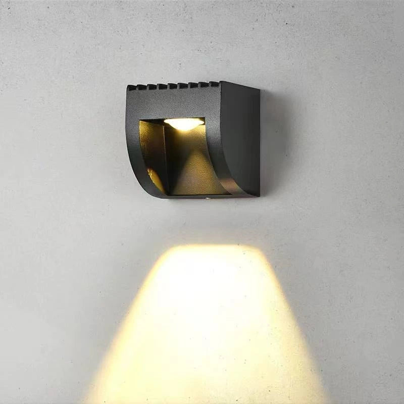 LED Aluminium Black Up and Down Light