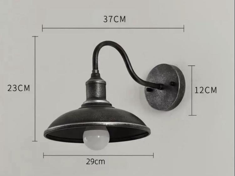 American Vintage Outdoor Waterproof Garden Wall Lighting