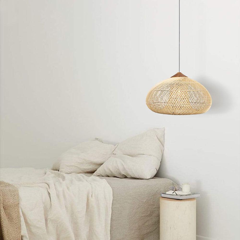 Wabi-Sabi Hollow Rattan Vintage Pendant Lights