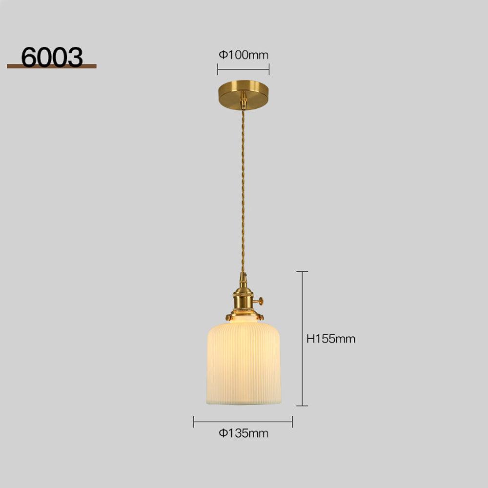 Vintage Brass Pendant Lights for Bedroom