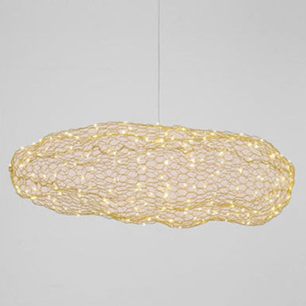 Nordic Metal Mesh Cloud Lamp Pendant Light