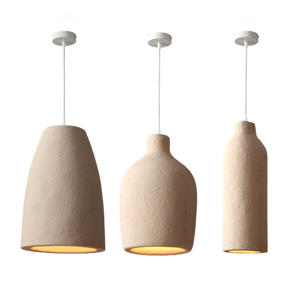 Wabi Sabi Resin Pendant Light for Bedroom
