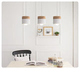 Nordic Macaron Wood Pendant Light for Dining Room