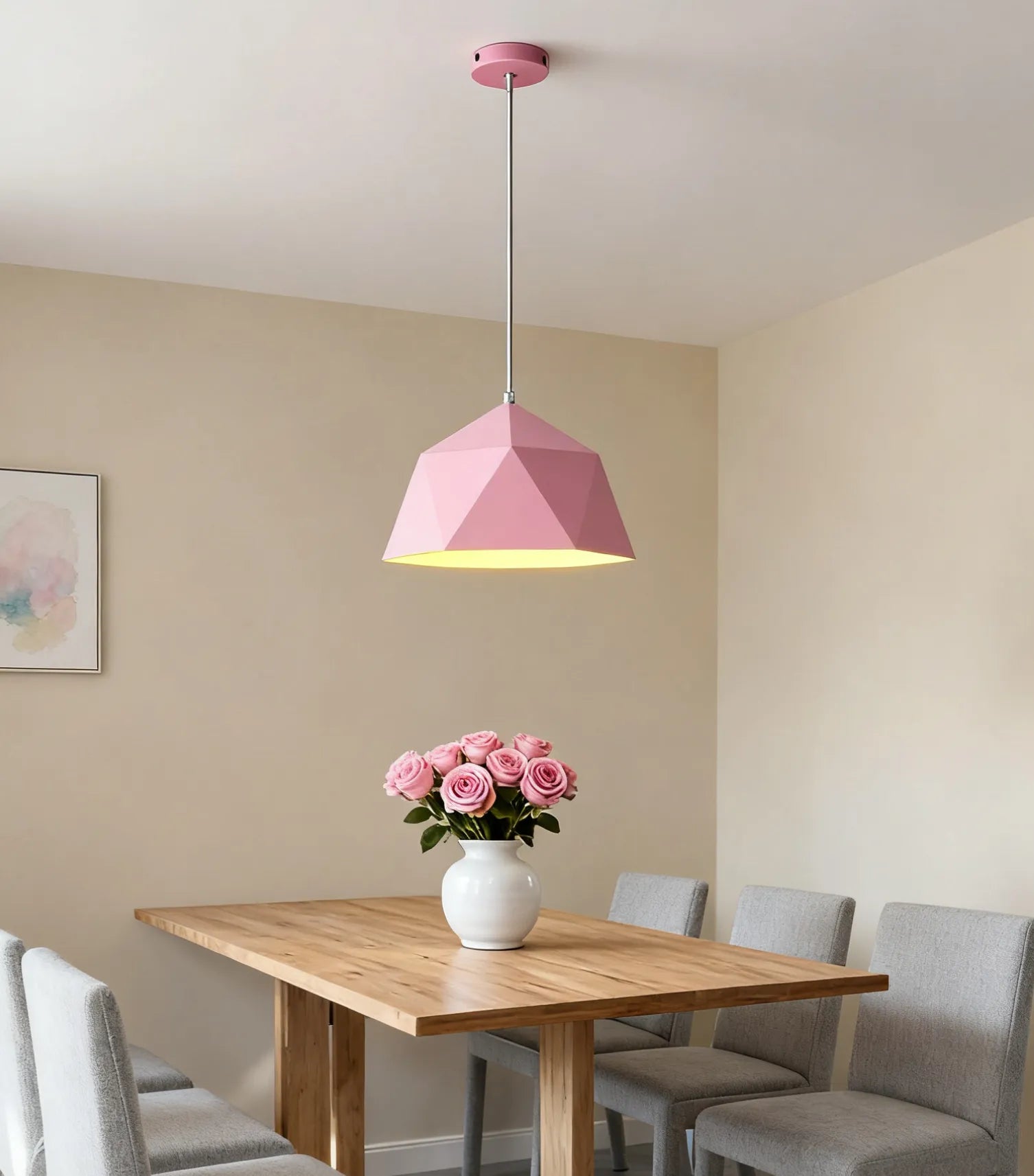 Modern Iron Pendant Light Fixture for Dining Room