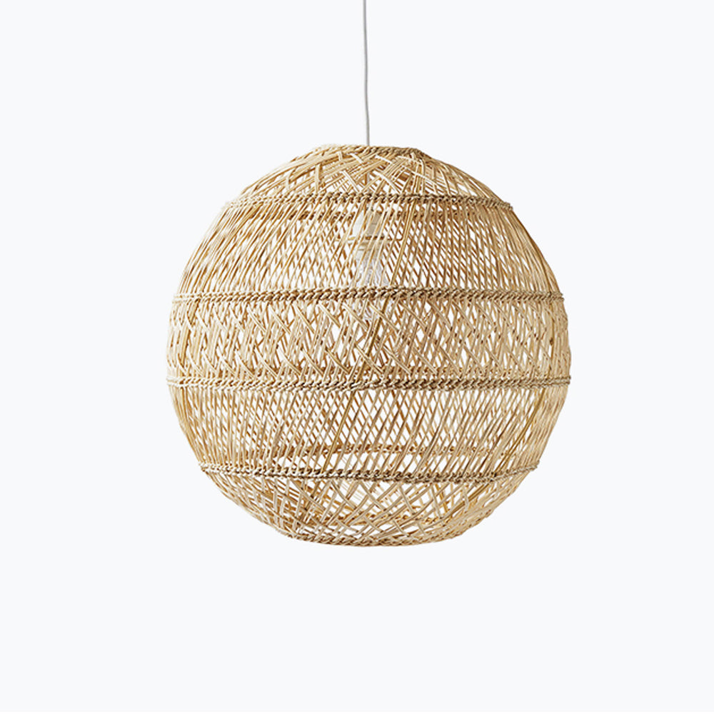 Boho Dining Room Rattan Pendant Light