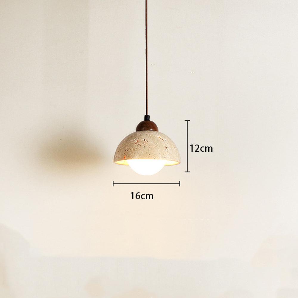 Homestay Travertine Stone Pendant Light Dining room