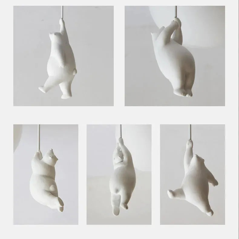 Creative Bear Balloon Ceiling Light for Kids Room