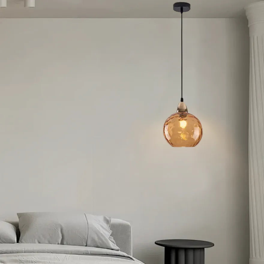 Nordic Multi-Coloured Glass Pendant Light for Dining Room
