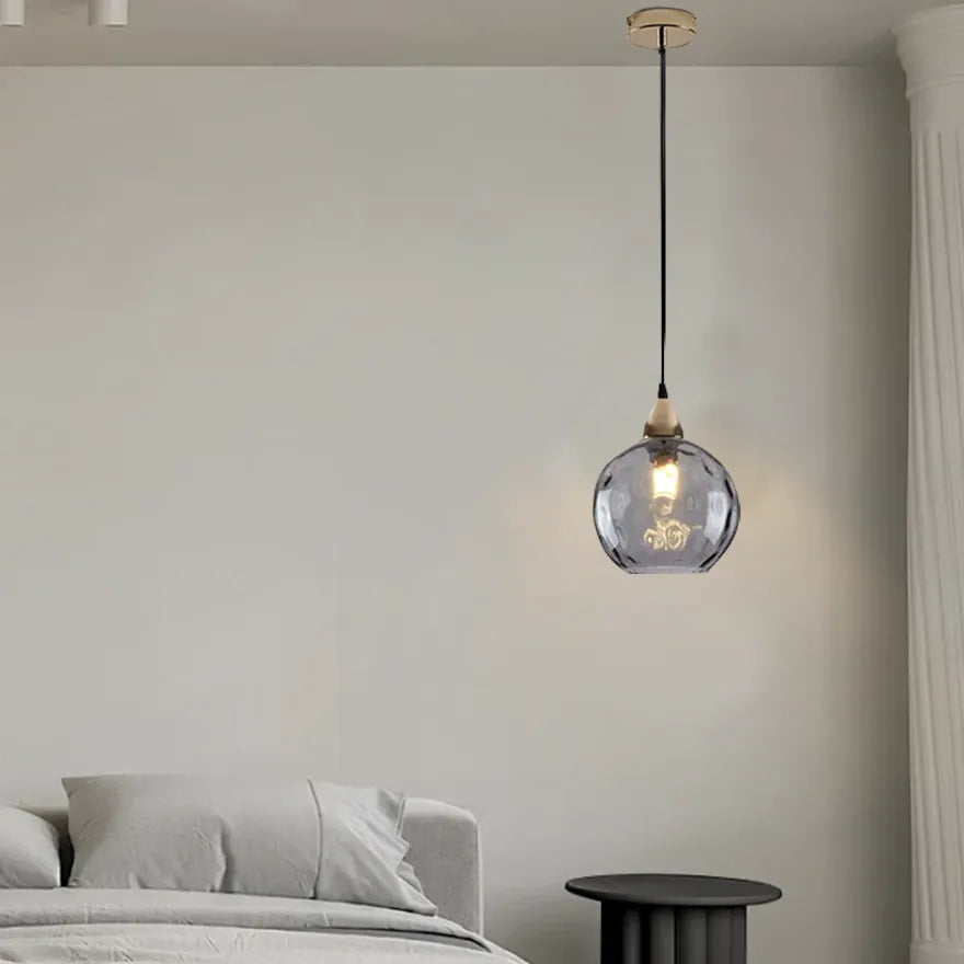Nordic Multi-Coloured Glass Pendant Light for Dining Room